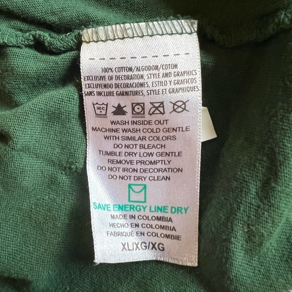 Majestic Oakland A’s Athletics Women’s XL V-neck Tee Shirt MLB Green & Yellow - Picture 7 of 7